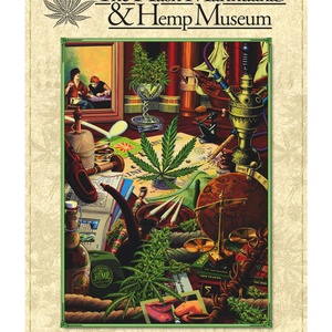 Autocollant Hash Marihuana Hemp Museum